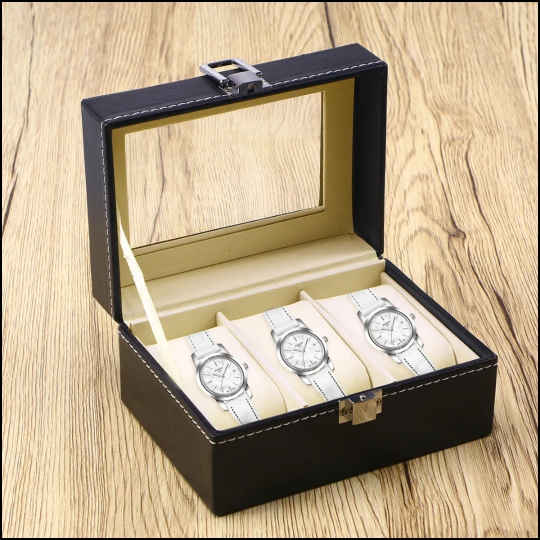 Caja organizadora 3 relojes